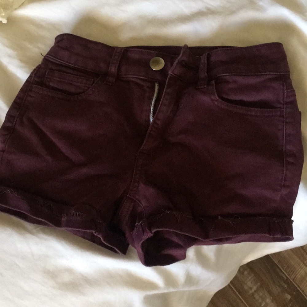 Denim shorts